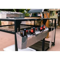 Utility Box M hylle til modulbord 60x20x12 cm stål