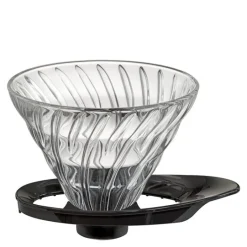 V60 dripper str.02 glass/svart