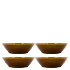 Vahé bolle 17 cm 4 stk mokka