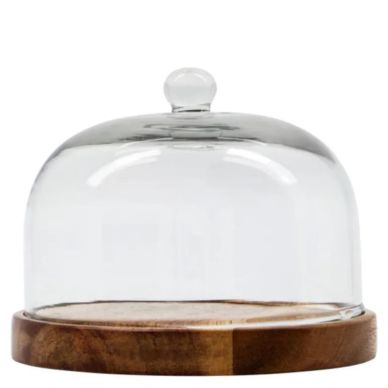 Vahé osteklokke 10 cm natur