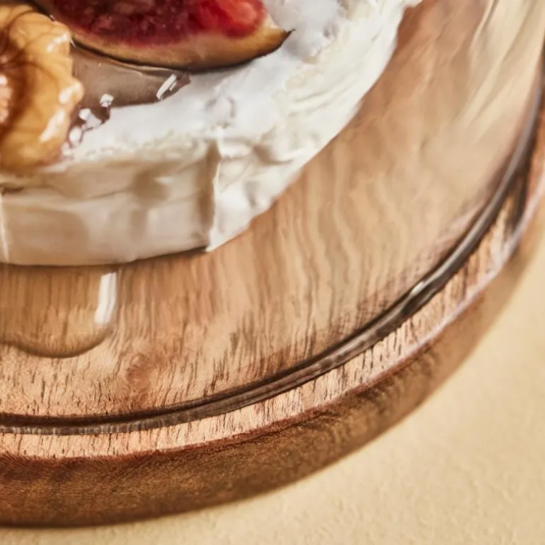 Vahé osteklokke 10 cm natur