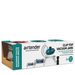 Vakuumforsegler krukker 3 stk 0,5L grønn