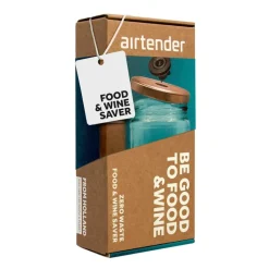 Vakuumforsegler mat og vin gaveeske svart