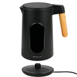 Vannkoker digital 1,7L svart/tre