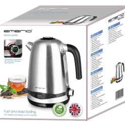 Vannkoker i rustfritt stål 1,7 liter