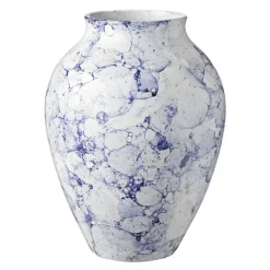Vase 27 cm natura hvit
