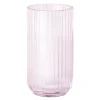 Vase 20 cm rosa glass