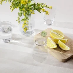 Vase glass 15 cm klar