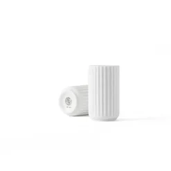 Vase h8 cm, 5 cm hvit