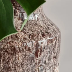 Vase maya 40 cm antikk brun