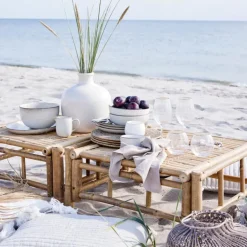 Vasilia dekorasjonsvase 32x28 cm råhvit