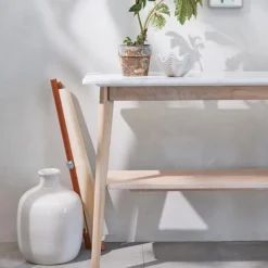 Vasilia dekorasjonsvase 39,5x29 cm råhvit