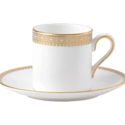 Vera Wang Lace Gold kaffekopp & asjett