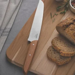 Verttice brødkniv naturlig tre