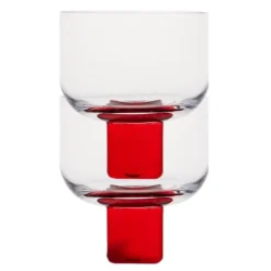 Victoria glass 35 cl 2 stk rød