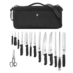 Victorinox knivveske 16 deler svart