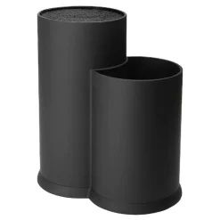 Vida knivblokk og redskapsholder 22,5 cm svart