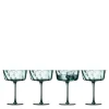 Vienna champagneskål 35 cl 4 stk grønn