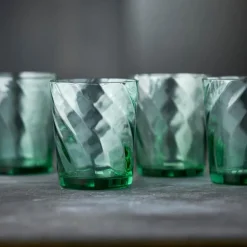 Vienna vannglass 30 cl 4 stk grønn