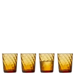 Vienna vannglass 30 cl 4 stk amber