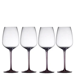 Vienna vinglass 53 cl 4 stk purple