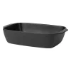 Vig ovnfast fat 33x20,5x7,5 cm antik svart
