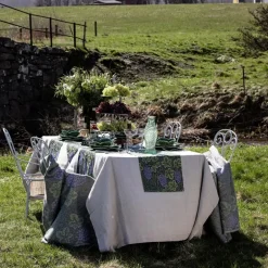 Vine serviett 35x35 cm grønn