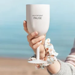 Vinglass termo VELFORTJENT PAUSE 35 cl hvit