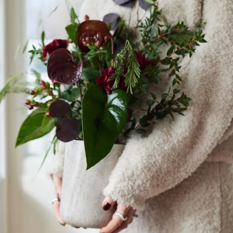 Vinkjøler marmor 17 cm beige