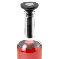 Vinstopper med vakuumpumpe svart
