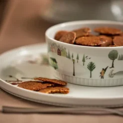 Vinter skål rett kant 14 cm 0,5L Ildfast porselen hvit