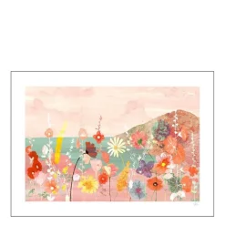 Violets Print House poster 50x70 cm flowerscape