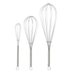 Visp sett 3 stk stål