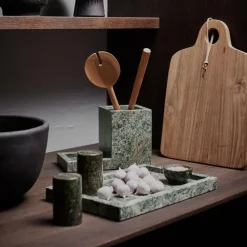 Vita saltkar 6,3 cm mørk grå