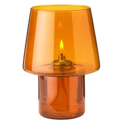 VIVA hurricane lyslykt amber