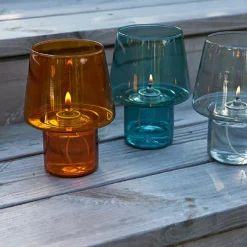 VIVA hurricane lyslykt amber