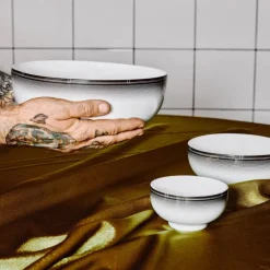 Voyage bolle liten 10 cm hvit/svart