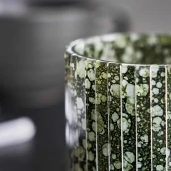 Waan lysholder 8 cm grønn