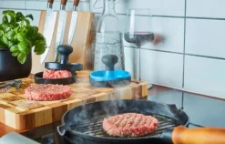 Wallberg hamburgerpress 11,5 cm svart