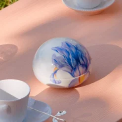 White Elements espressokopp med fat 10 cl