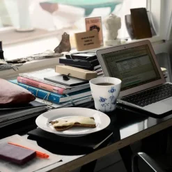 White Elements tallerken flat 22 cm