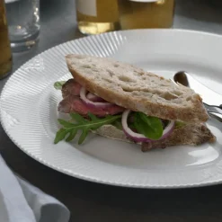 White Elements tallerken flat 28 cm