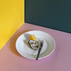 White Elements tallerken flat 26 cm