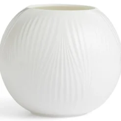 White Folia rosevase 12,5 cm