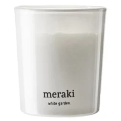 White Garden duftlys 7x6 cm hvit