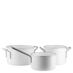 White Line grytesett 3 deler keramisk Slip-Let® belegg