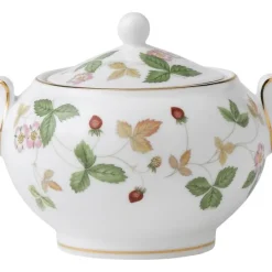 Wild Strawberry sukkerskål m/lokk 7 cm