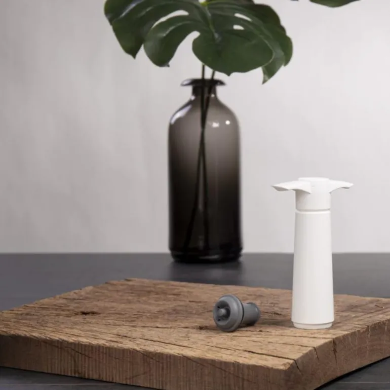 Wine Saver Blister + 1 propp 2 sett hvit