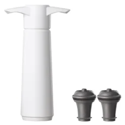 Wine Saver Giftbox, inkl. 2 propper, hvit