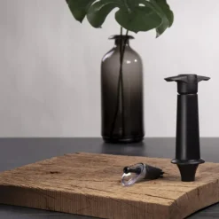 Wine Server & Saver 2 stk svart